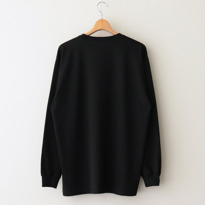 LUSTER PLAITING L/S TEE #BLACK [A00SP01GT]