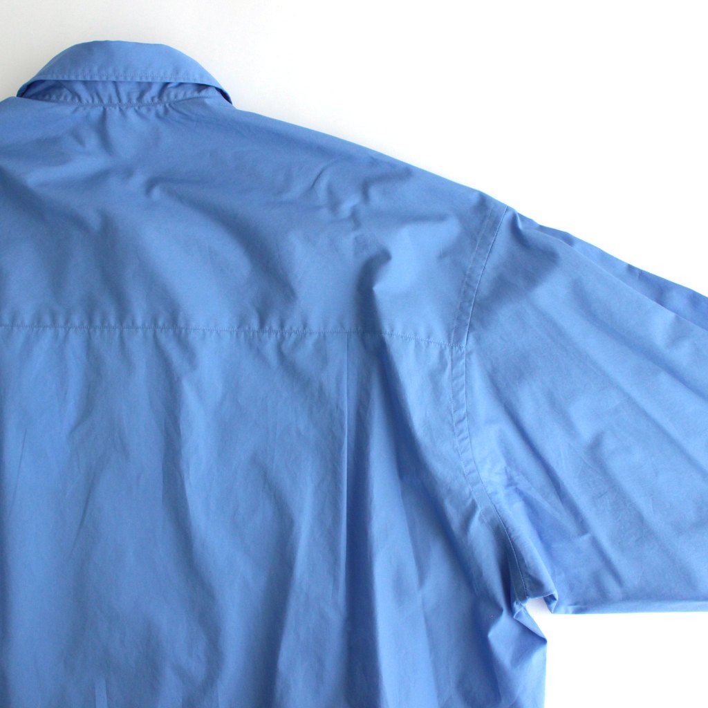 Broad L/S Oversized Regular Collar Shirt #BLUE [GM234-50001B]