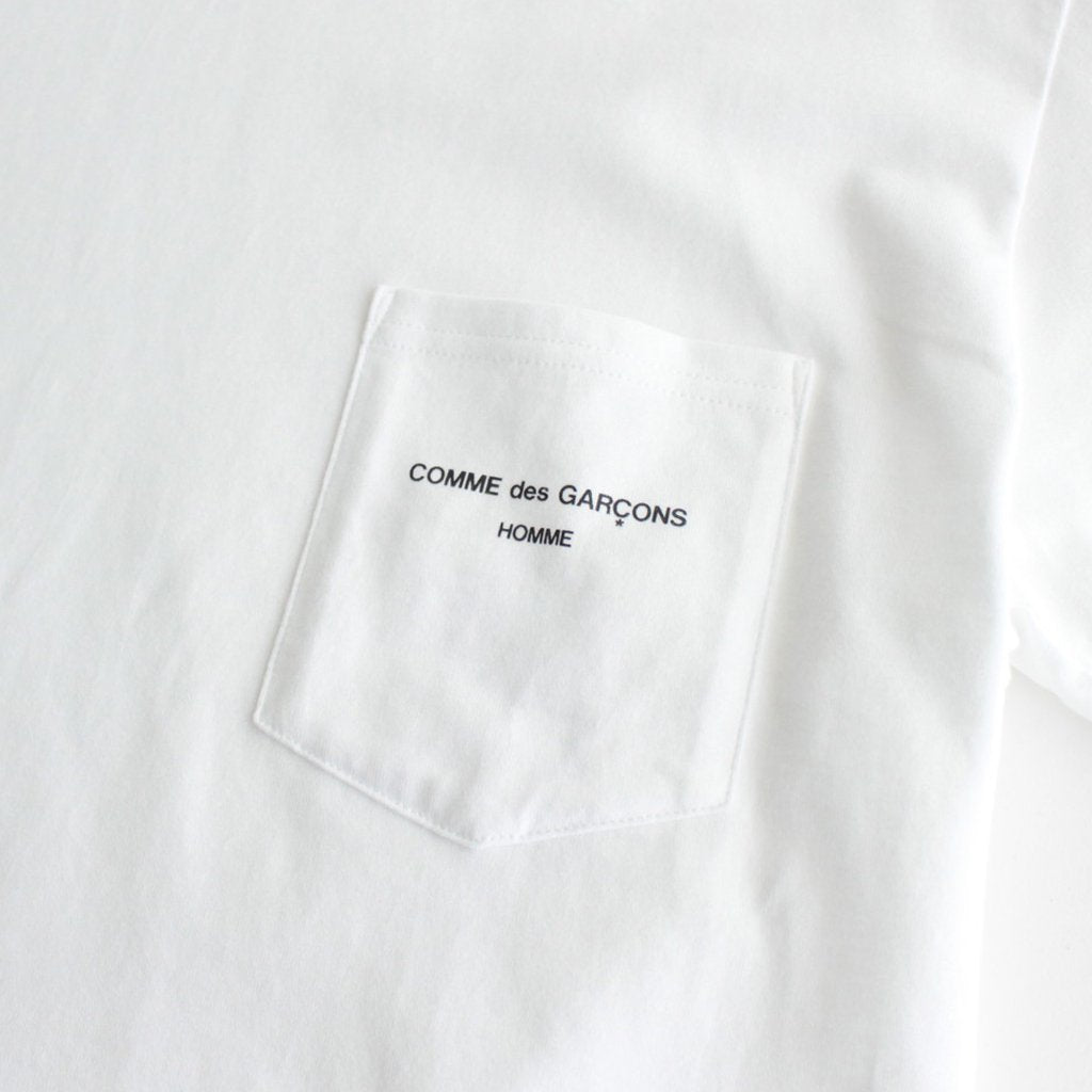 綿天竺 製品プリント L/S Tシャツ #WHITE [HL-T010-051]