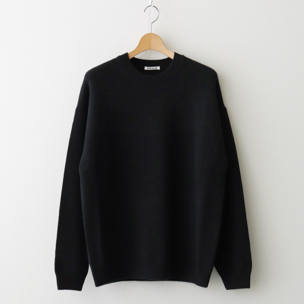 BABY CASHMERE KNIT P/O #TOP BLACK [A25AP02BC] – ciacura