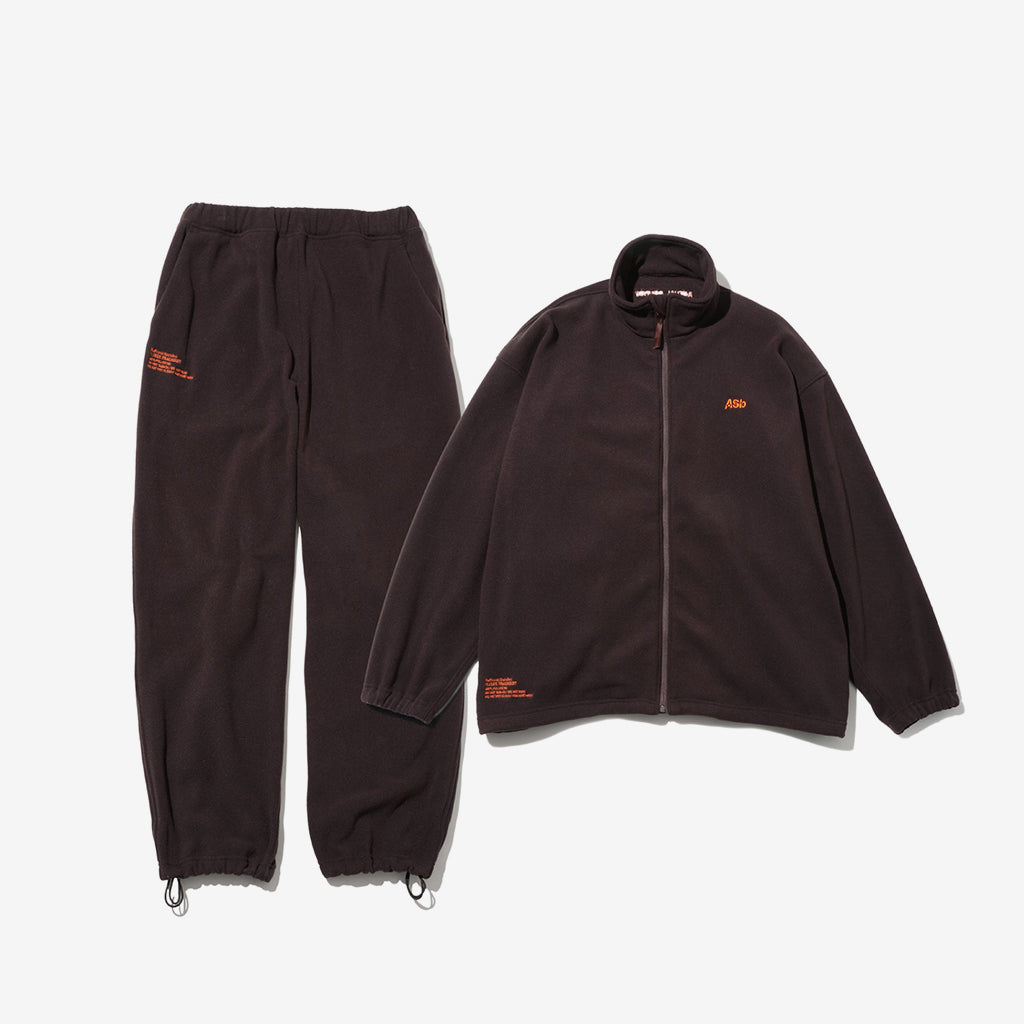 AS×FS FLEECE TRACKSUIT #BROWN [FSC243-60199AS] – ciacura