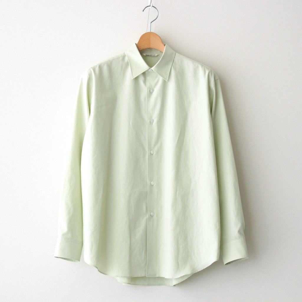 WASHED FINX TWILL SHIRT #LIGHT GREEN [A25SS04TN] – ciacura