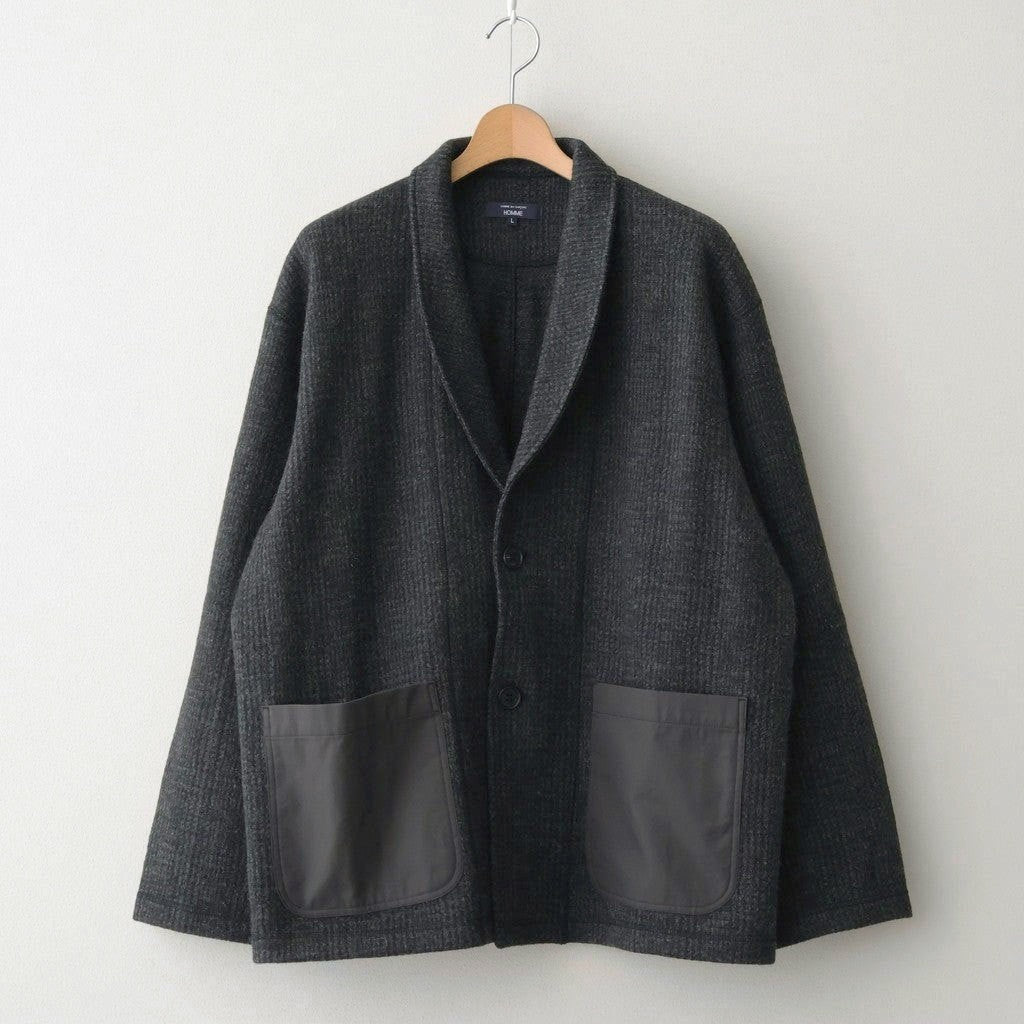 シェットランド杢グレンチェックジャケット #GRAY [HP-T022-051