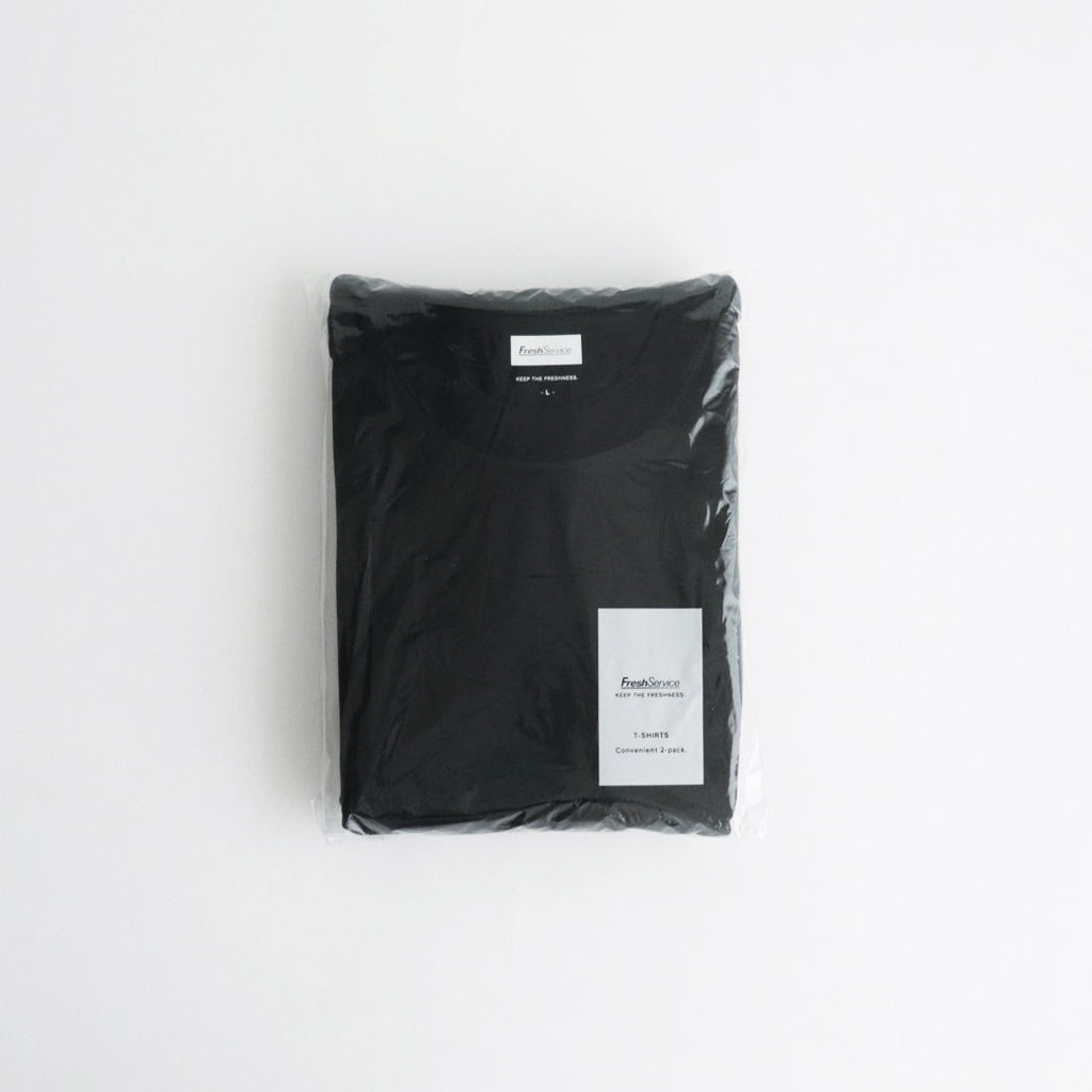 2-PACK CORPORATE S/S TEE #BLACK [FSP244-70013B] - ciacura 三重県