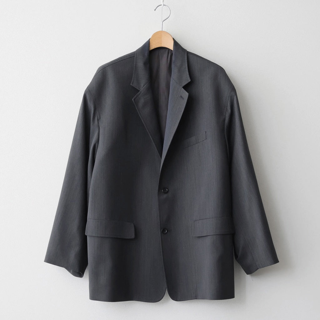 Melange Herringbone Sack Jacket #GRAY [GM261-20331] - ciacura 三重