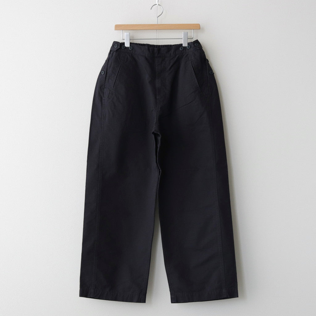 Cotton Ripstop Military Trousers #NAVY [TP233-40012] – ciacura