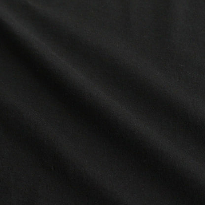 ORGANIC COTTON HIGH GAUGE JERSEY BOAT NECK L/S TEE #BLACK [A24SP01RT]