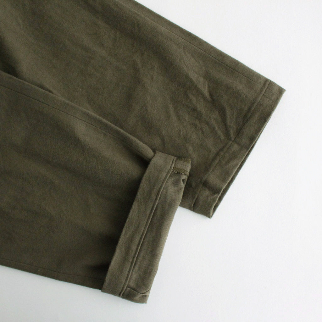 CHINO CLOTH PANTS WIDE TAPERED #olive [63659]
