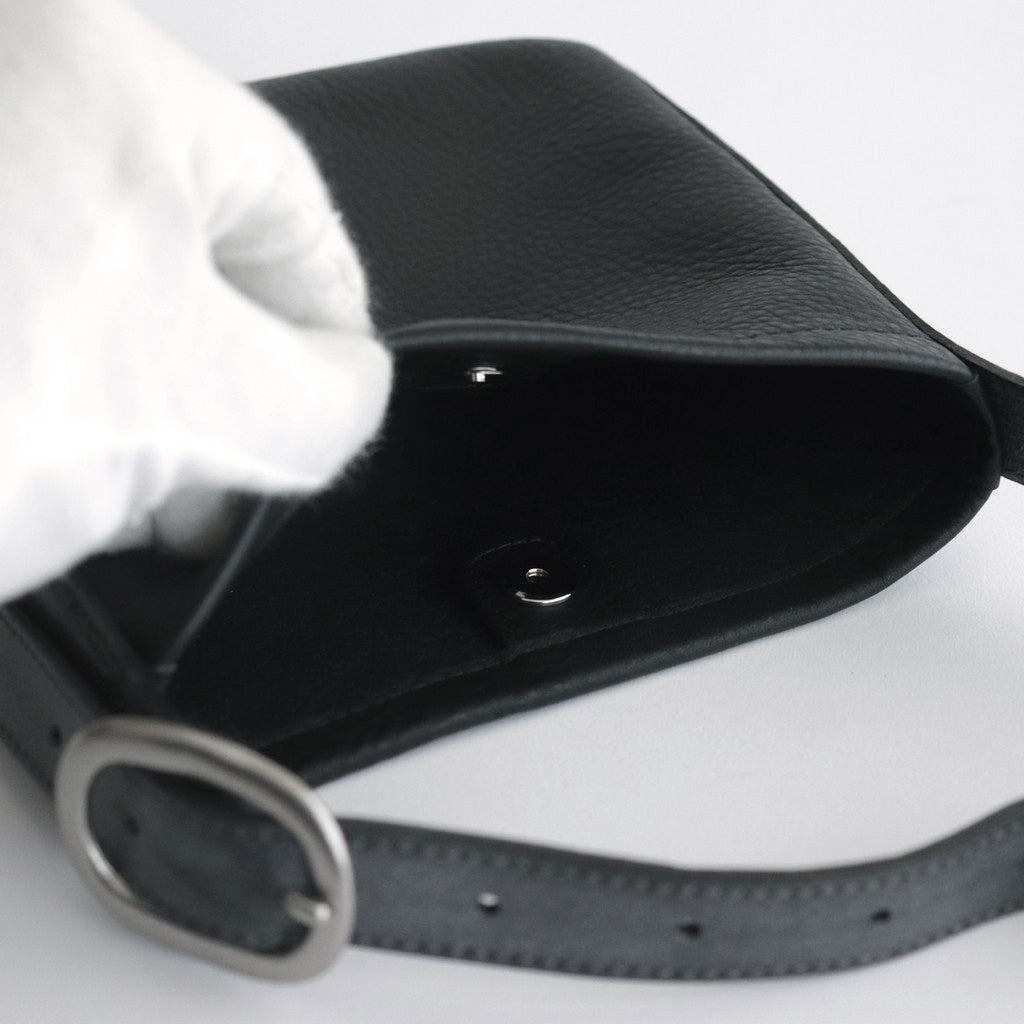 one side belt bag petit #black [ur-rb-osp]