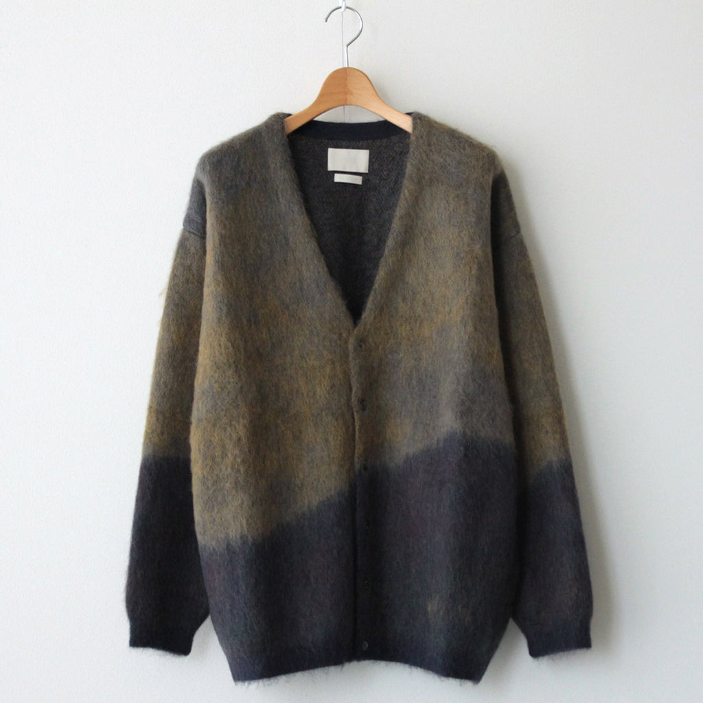 LANDSCAPE MOHAIR JACQUARD CARDIGAN #DARK NAVY [YK23FW0574S] – ciacura