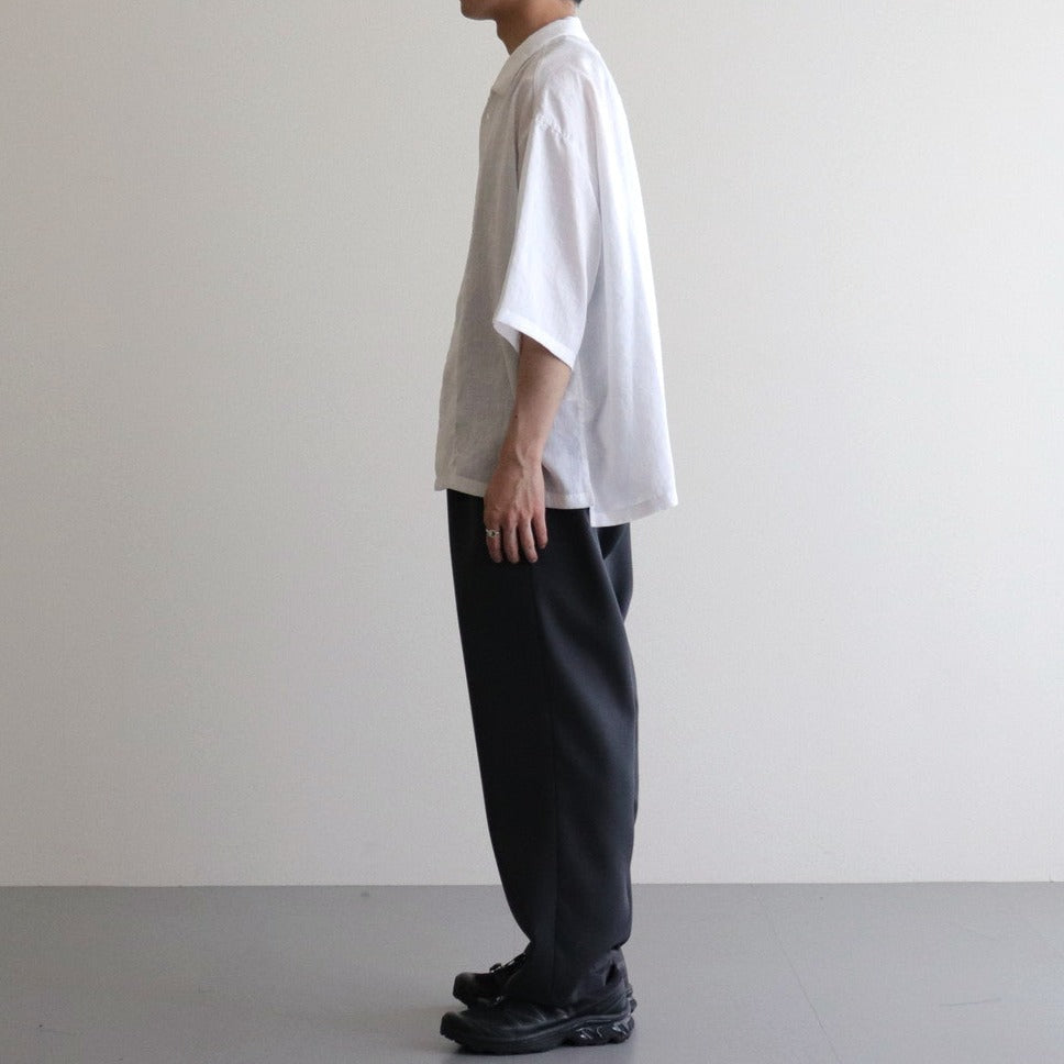 Scale Off Wool Wide Tapered Chef Pants #C.GRAY [GM241-40174B]