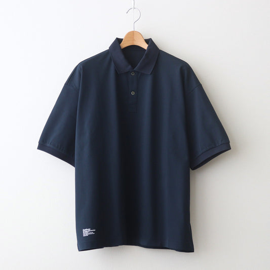 DRY PIQUE JERSEY S/S POLO #NAVY [FSC241-70119]