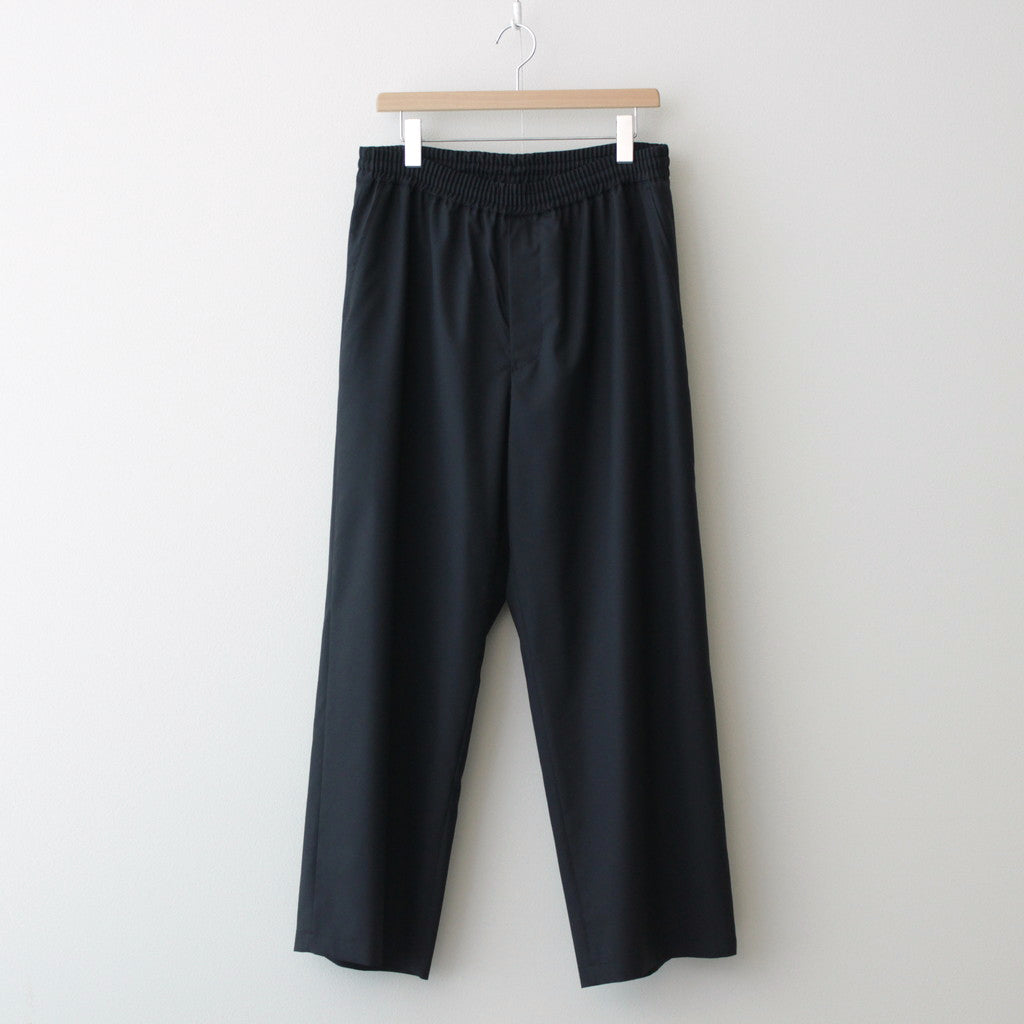 Fine Wool Tropical Easy Wide Pants #BLACK [GM241-40042]