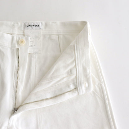 US NAVY PANTS WIDE #white [23641]
