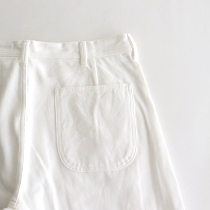 US NAVY PANTS WIDE #white [23641]