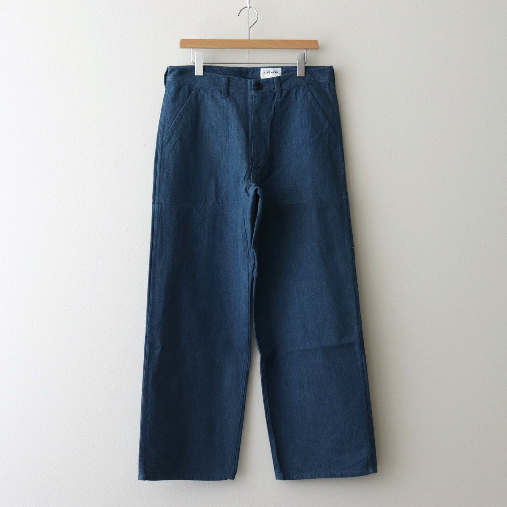 US NAVY PANTS WIDE #indigo 10w [23641] – ciacura