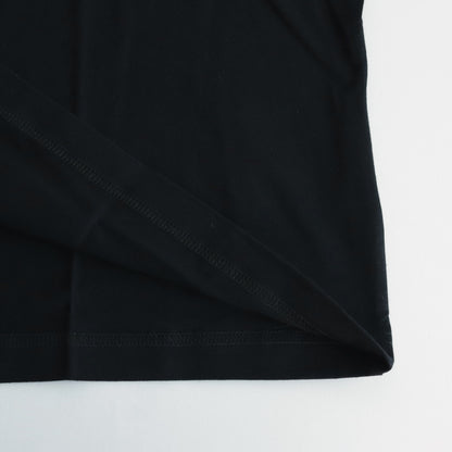 綿天竺 製品プリント S/S Tシャツ #BLACK [HM-T101-051]