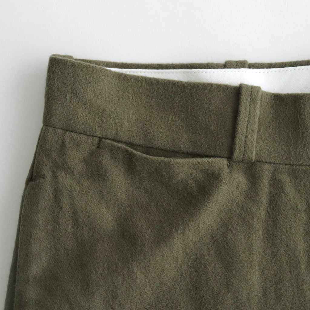 CHINO CLOTH PANTS WIDE #olive [13653]