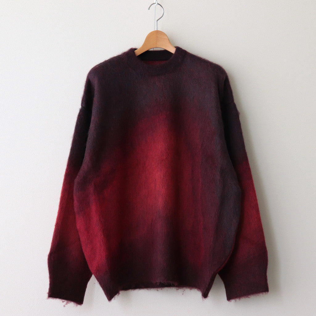 OVERSIZED GRADATION MOHAIR LS #RED [ST.698] – ciacura