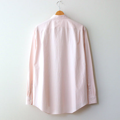 WASHED FINX TWILL SHIRT #LIGHT PINK [A23AS01TN]