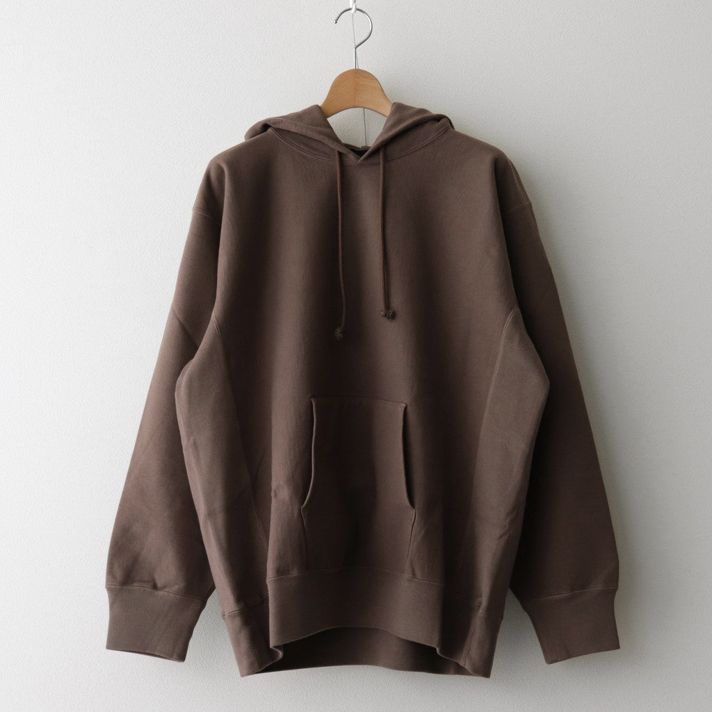 SUPER MILLED SWEAT P/O PARKA #BROWN [A23AP01SM] – ciacura