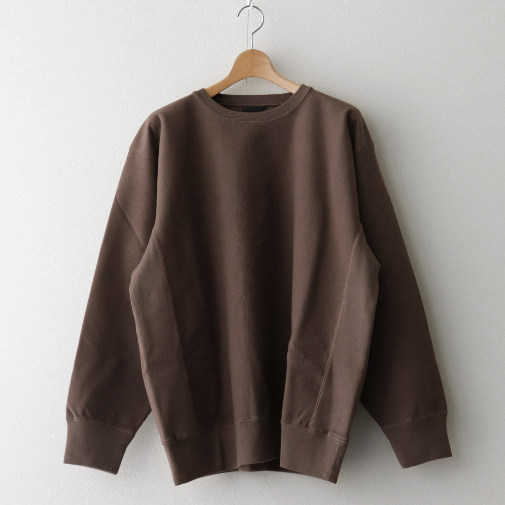 SUPER MILLED SWEAT P/O #BROWN [A23AP02SM] – ciacura