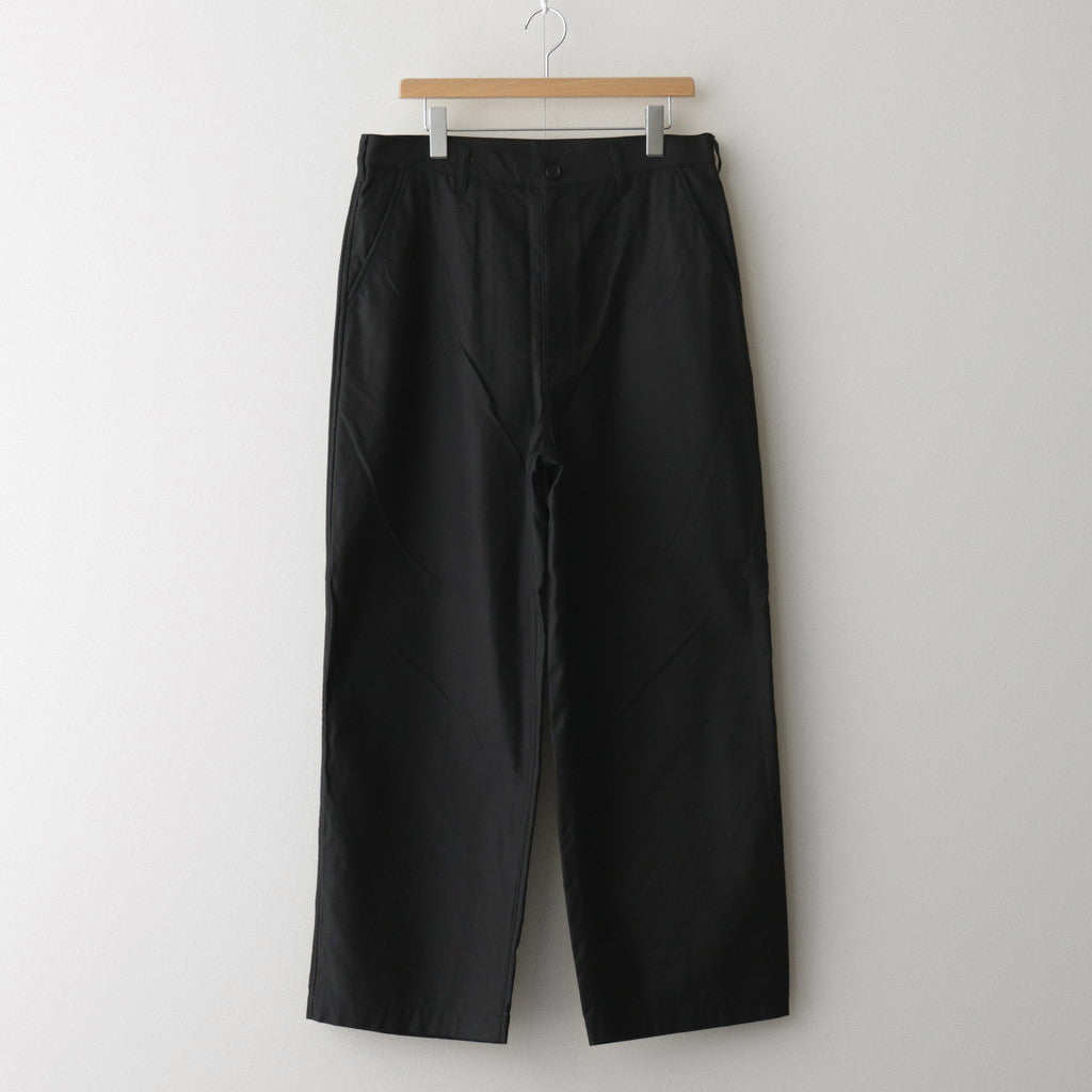 綿バックサテン 製品染 パンツ #BLACK [HL-P020-051] – ciacura