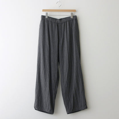 Linen Cupro Track Pants #GRAY [GM241-40237]