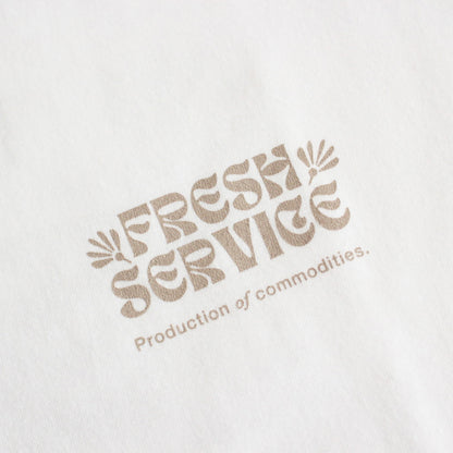 CORPORATE PRINTED S/S TEE - ON LINES #GREIGE [FSC241-70123]