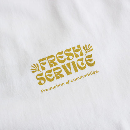 CORPORATE PRINTED S/S TEE - ON LINES #MUSTARD [FSC241-70123]
