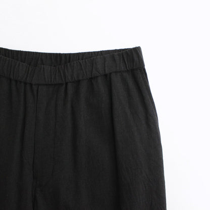 Linen Cupro Track Pants #BLACK [GM241-40237]