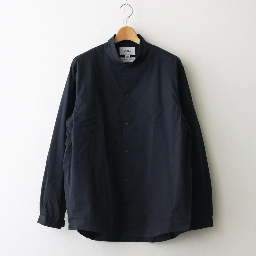 COMFORT SHIRT STAND-UP COLLAR #navy [14125] – ciacura