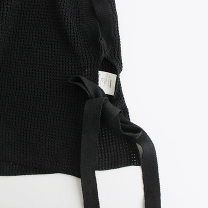 Linen SOLOTEX Knit Vest #BLACK [GL241-80208]