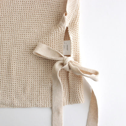 Linen SOLOTEX Knit Vest #KINARI [GL241-80208]