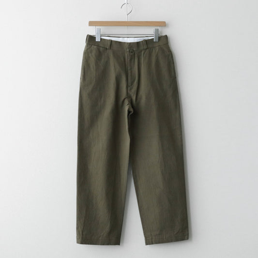 CHINO CLOTH PANTS STANDARD #olive [63657]