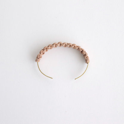 knitted bangle S #natural [ur-rc-kbs]