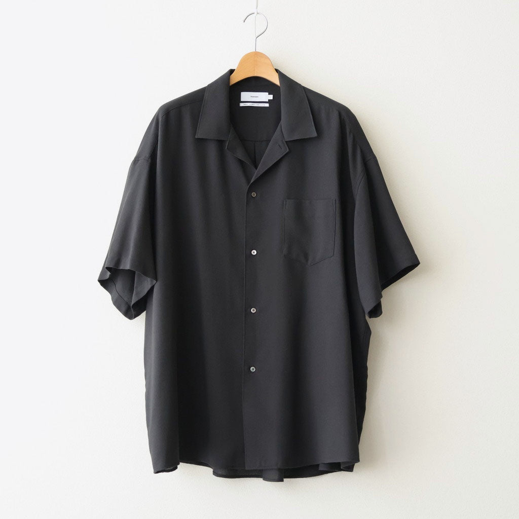 Viscose Viyella S/S Sleeping Shirt #CHARCOAL [GM261-50457 