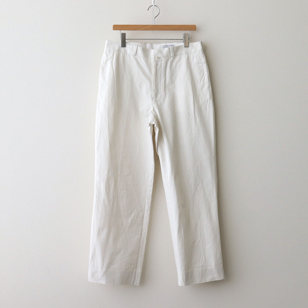 CHINO CLOTH PANTS STRAIGHT #white [14658] – ciacura