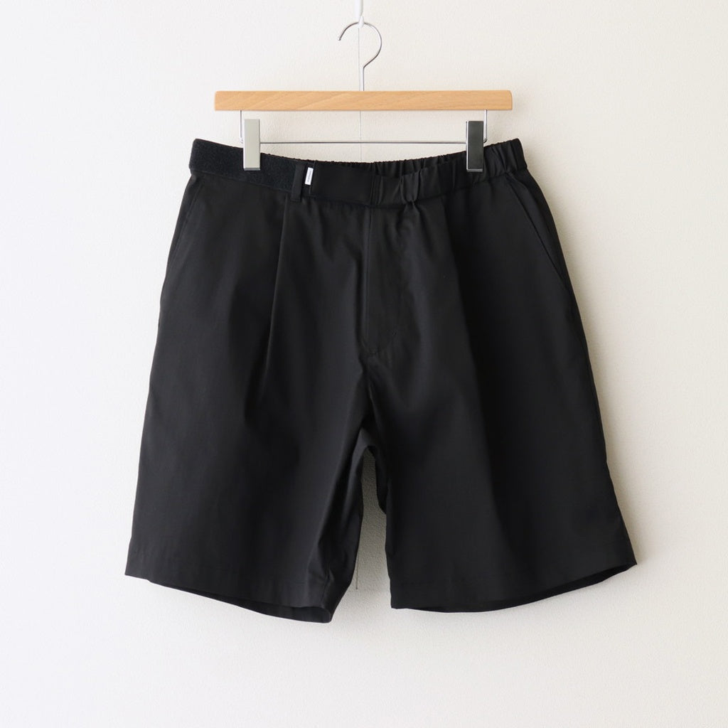 Solotex Twill Wide Chef Shorts #BLACK [GM251-40328B] - ciacura