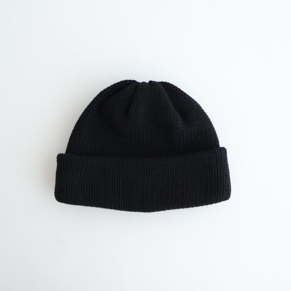 美品 COMESANDGOES カムズアンドゴーズ ニットキャップ　黒 25AW COTTON 3G STANDARD KNIT #BLACK [NO.29311] - ciacura 三重県四日市市