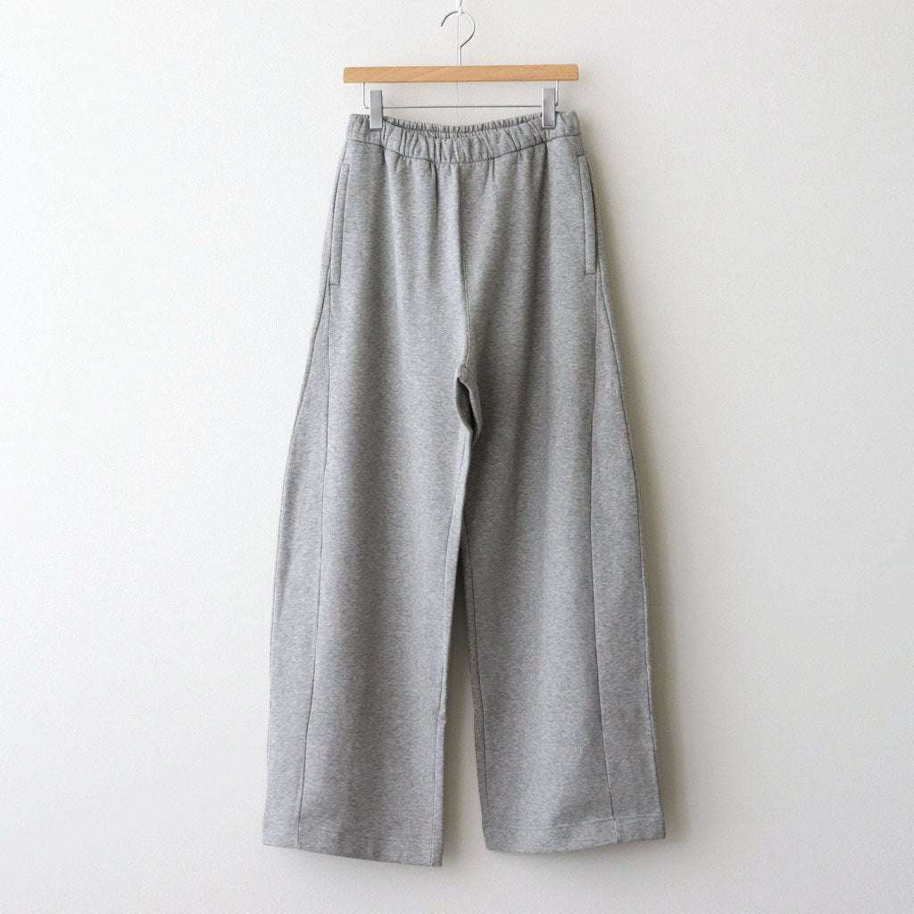 YAK/COTTON SWEAT EASY TROUSERS #TOP GREY [ST.1288] - ciacura 三重