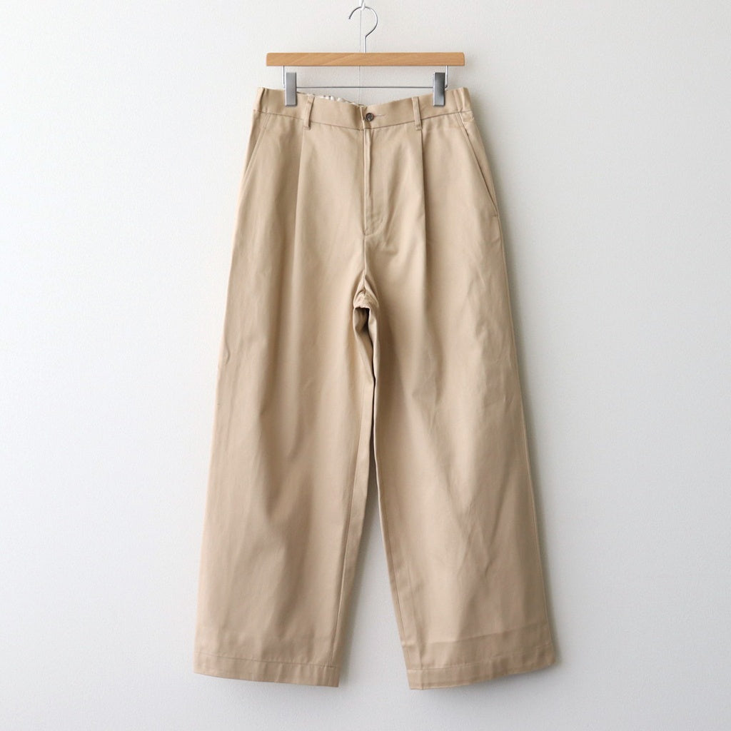 Westpoint Chino Wide Straight Trousers #BEIGE [GM253-40150B] – ciacura