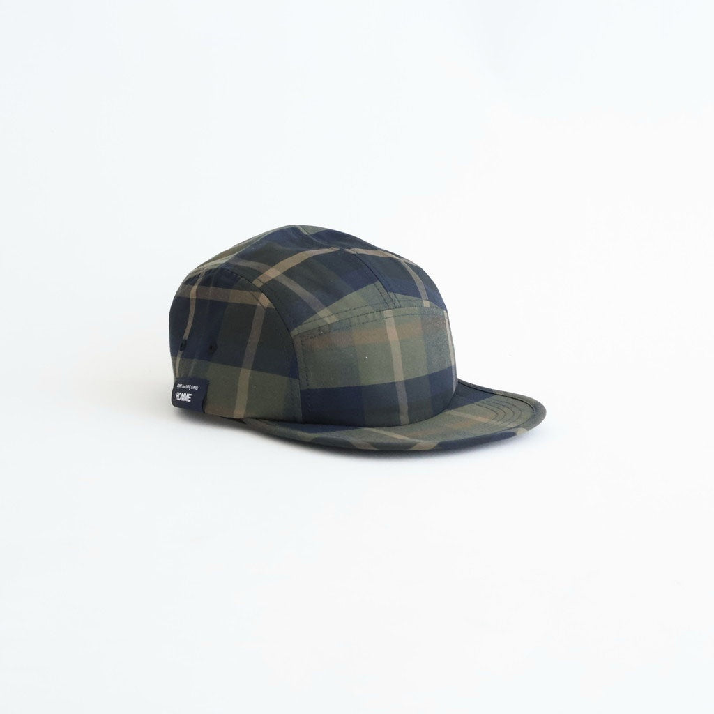 BRIEFING 綿エステルチェック キャップ #KHAKI [HQ-K602-051
