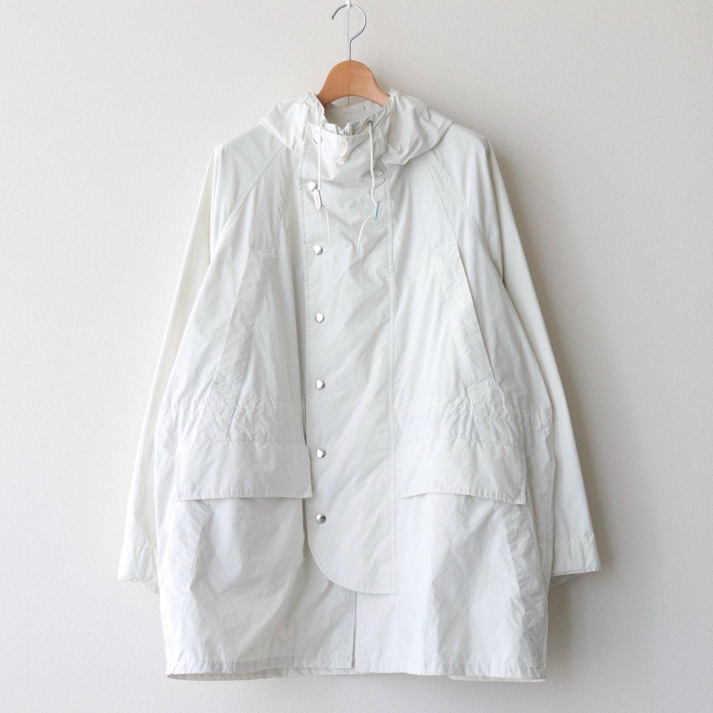 【YOKE】23ss HOODED BLOUSON（サイズ：3、タグ付） HOODED BLOUSON #FOG WHITE [YK23SS0459B] _ YOKE | ヨーク – ciacura