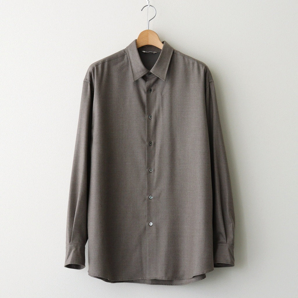 SUPER LIGHT WOOL SHIRTS シバスカ様用】AURALEE 20AW SUPER LIGHT