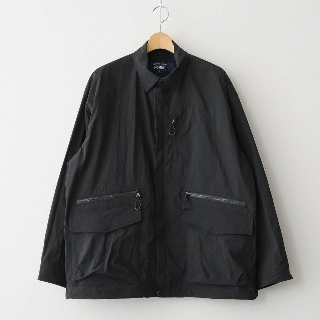 エステルウェザー ジップブルゾン #BLACK [HQ-J015-051] - ciacura