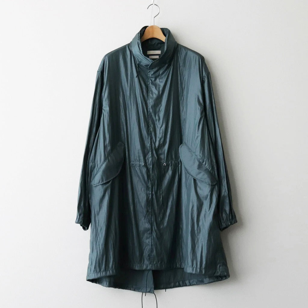 LEATHER LIKE POLYESTER SNOW PARKA #DUSTY GREEN [YK24SS0636C] – ciacura