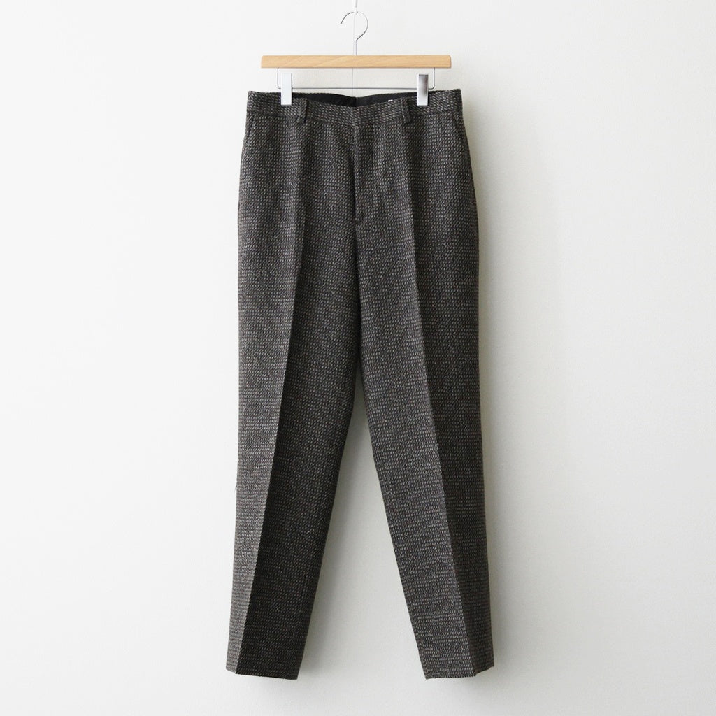 パンツ ALPACA WOOL SILK TWEED SLACKS 25AW AURALEE / Alpaca Wool Silk Tweed Slacks | twelve