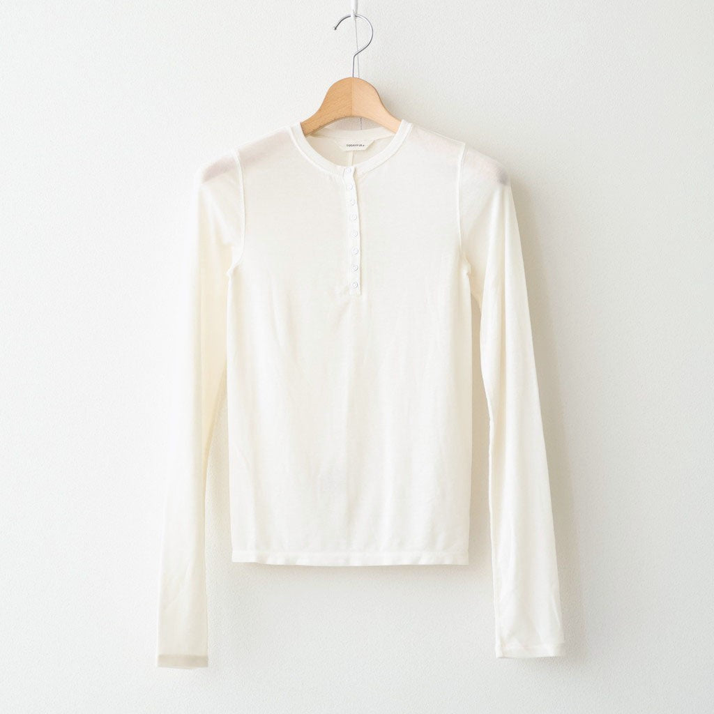#ECRU Tops Soft Henleyneck エクリュ Tops Soft Henleyneck [12610608] 三重県四日市市の ciacura - トップス