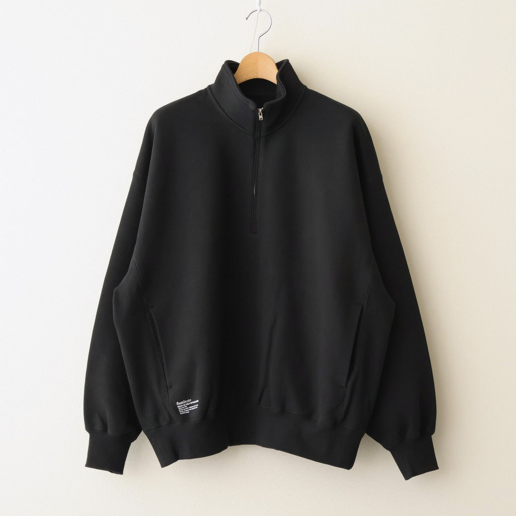 HEAVY OZ HALF ZIP PULLOVER #BLACK [FSC253-70238B] – ciacura